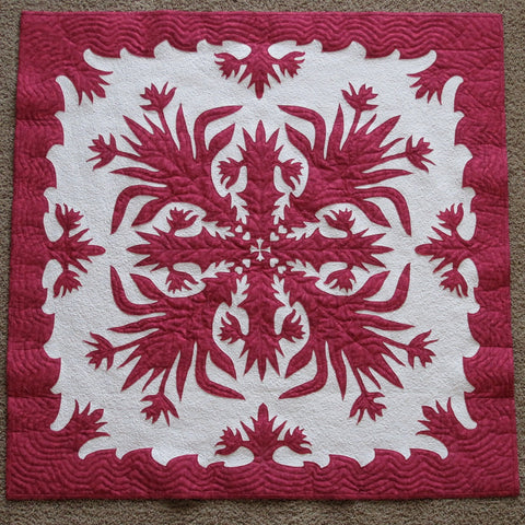 Rose Leaf-Horn Quilt